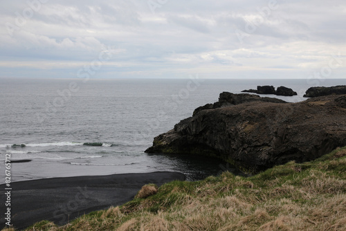 Landschaftsbild auf Island, Black Beach, 