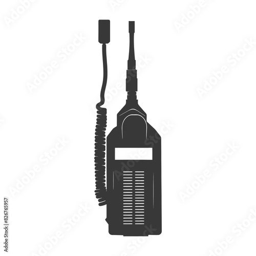 Silhouette Walkie talkie black color only