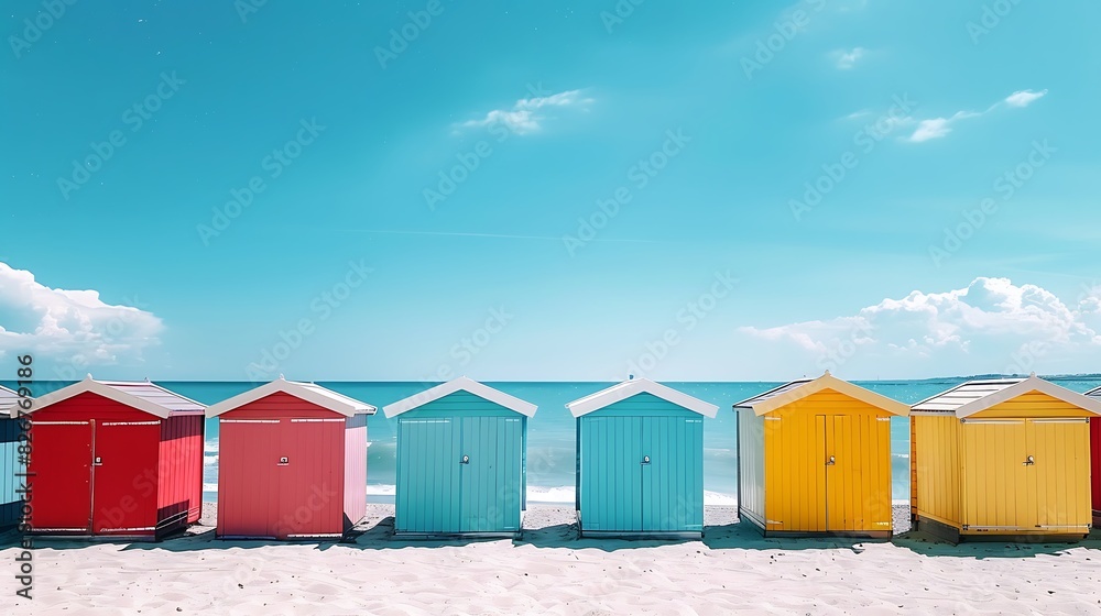 Naklejka premium vacation, water, background, sea, summer, sand, ocean, sun, blue, beach, travel, relax, tropical, nature, sunny, paradise, resort, seascape, shore, tropics, holiday, sky, coast, landscape, season, tou