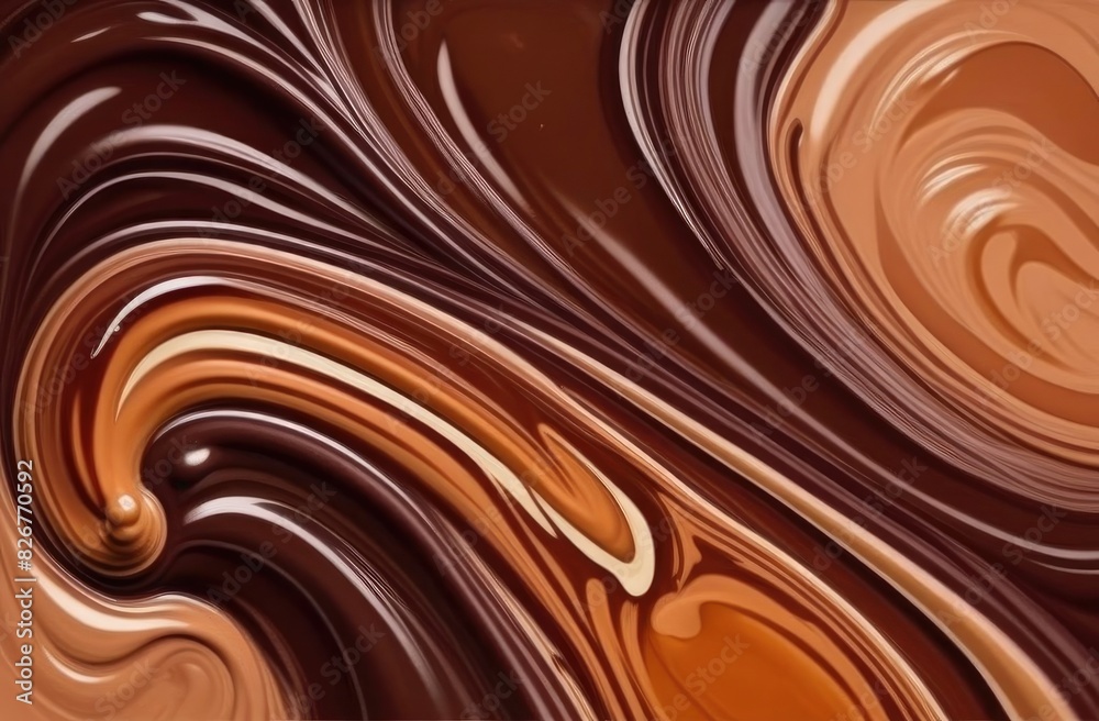 hot chocolate background.