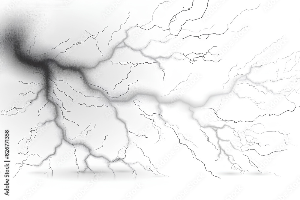 Lightning thunder overlay effect, white background
Lightning thunder overlay effect, white background