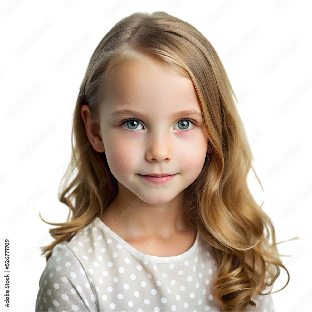 portrait girl Isolated on transparent background portrait girl Isolated on transparent background