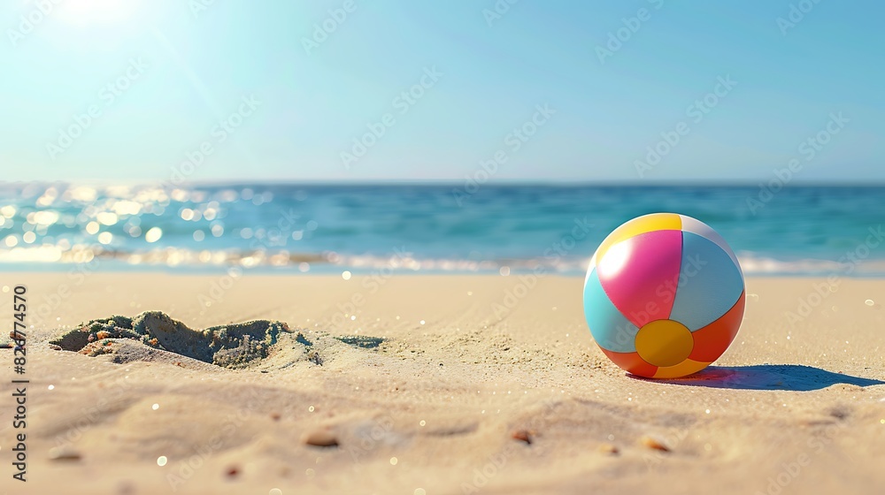 Obraz premium ocean, holiday, vacation, beach, summer, colourful, recreation, resort, ball, fun, tropical, leisure, water, sea, calmness, floating, florida, freedom, game, peaceful, pool, relax, serenity, shore, sw