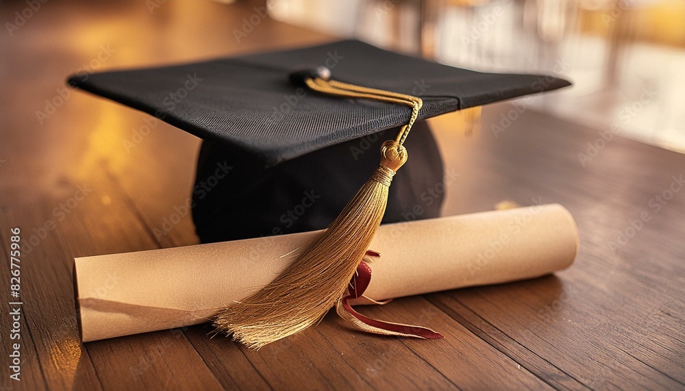 Graduation Class of 2024 Banner with graduate hat and diploma Stock ...