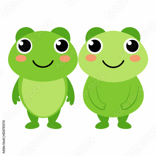 frog vector silhouette illustration