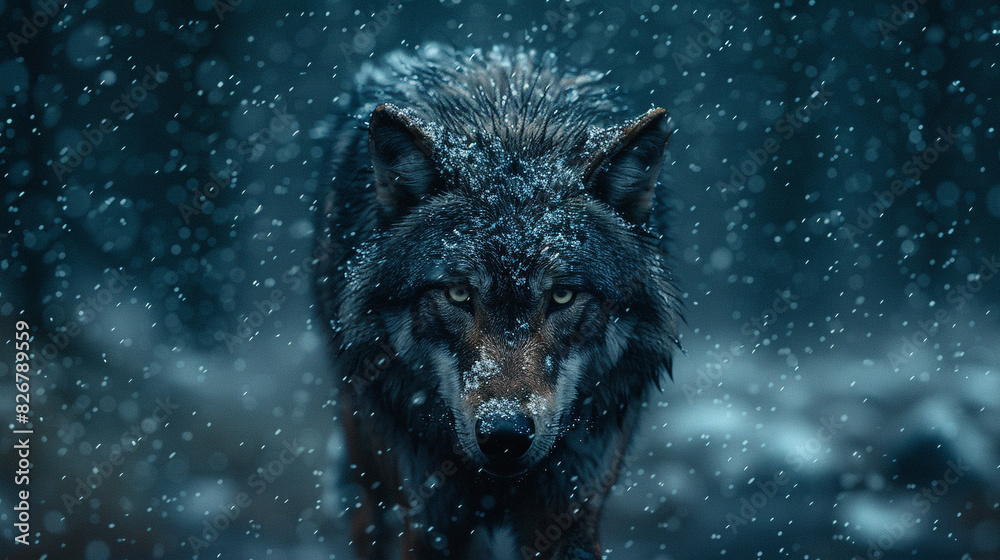 wolf in the night wolf in the night