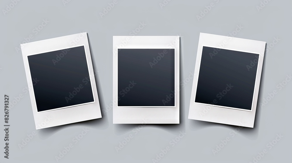 Polaroid concept mockup design Polaroid concept mockup design