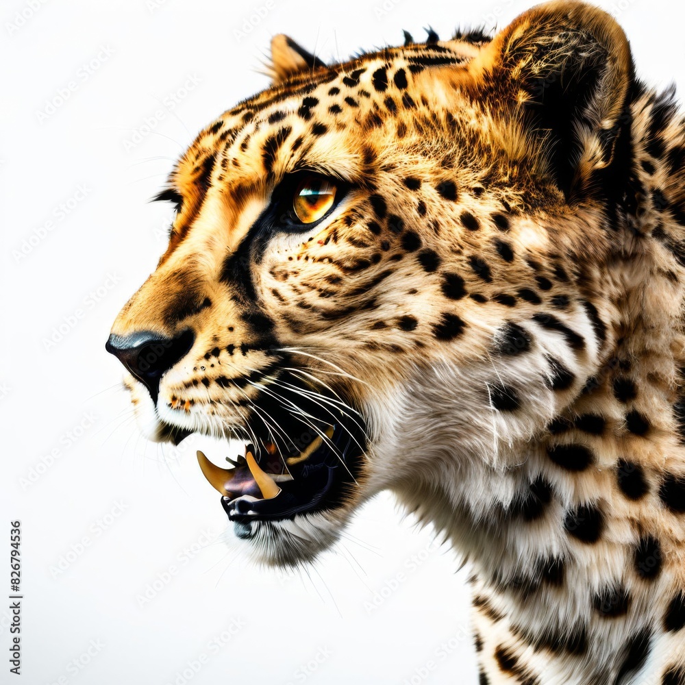 Obraz premium look caemra white background animal 