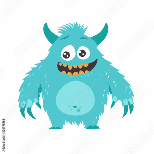 Cartoon cute monster