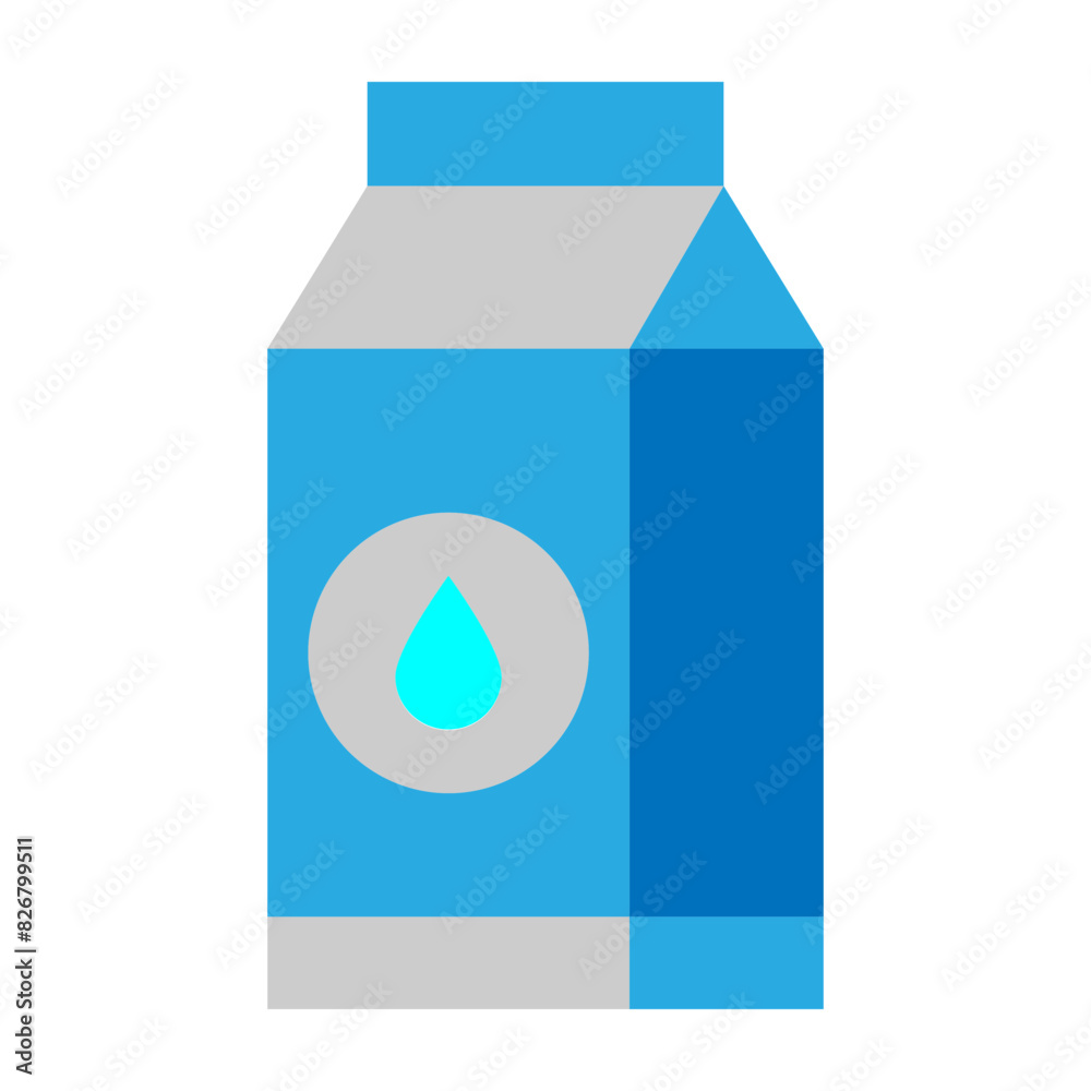 Milk Flat Icon Design Milk Flat Icon Design