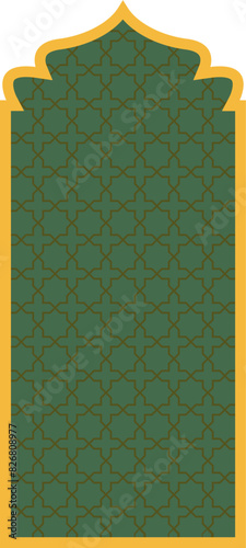 Islamic Arch with inside pattern