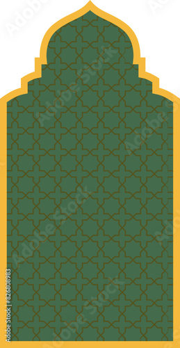 Islamic Arch with inside pattern