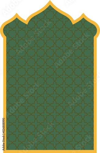 Islamic Arch with inside pattern