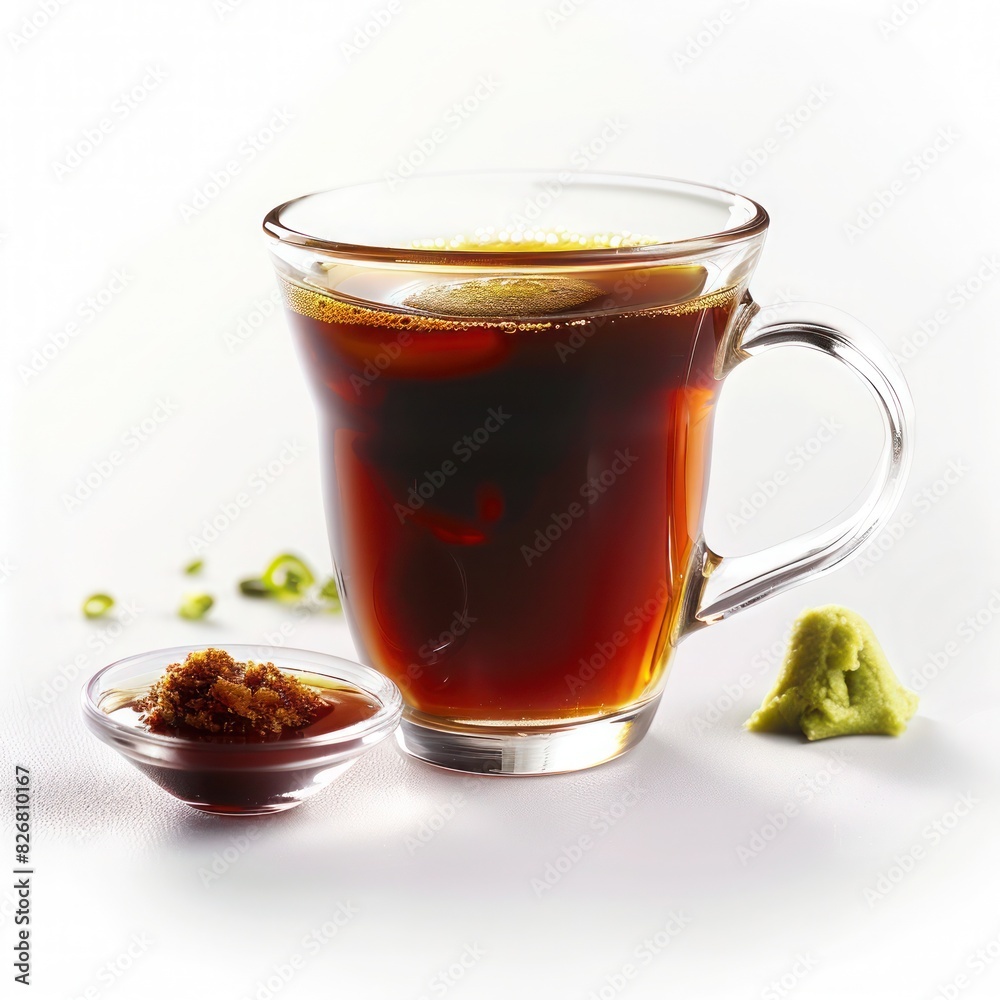 a glass of strong americano coffee that exhumes a dark rich coffee color of bitterness a glass of strong americano coffee that exhumes a dark rich coffee color of bitterness