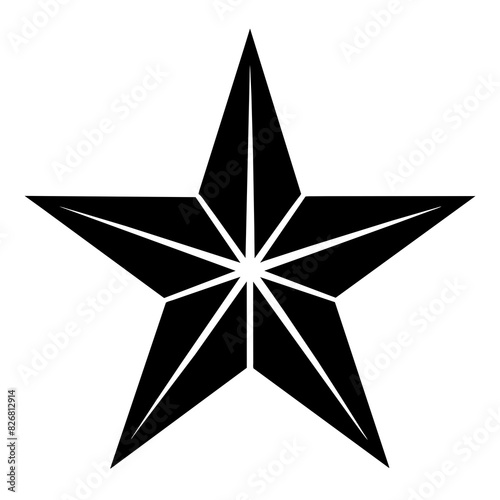 realistic-golden-star-isolated vector illustration 