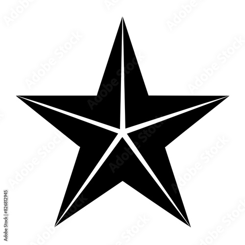 realistic-golden-star-isolated vector illustration 
