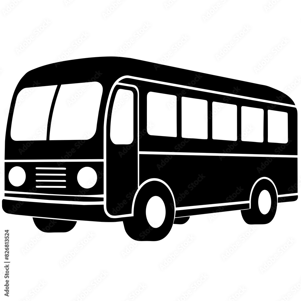 bus vector illustration 