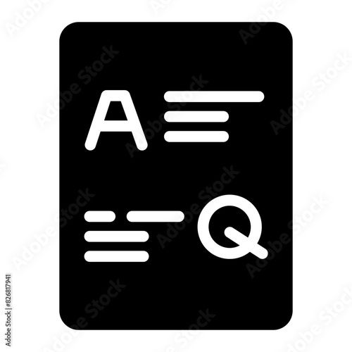 question and answer