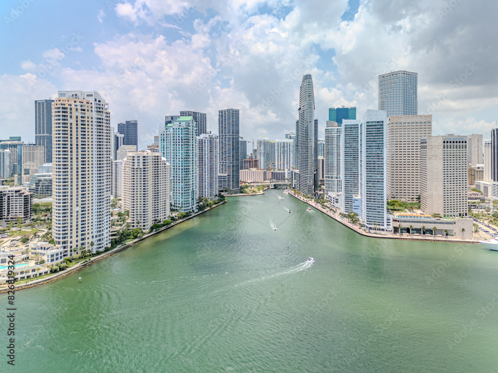Naklejka premium miami, florida