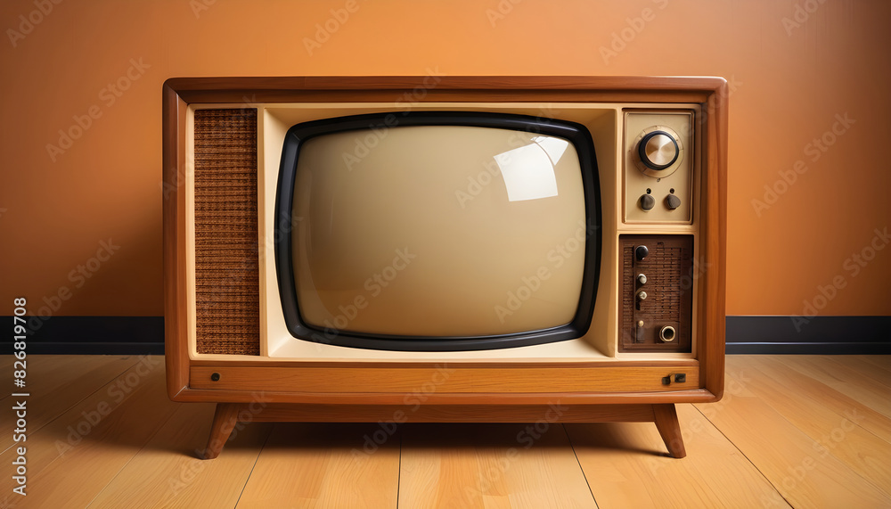 Retro wooden TV box 3 Retro wooden TV box 3