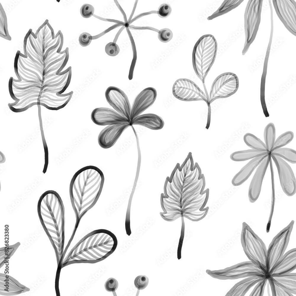 Obraz premium seamless floral pattern