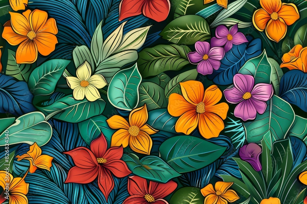 A serene and natural setting with lush greenery surrounding everywhere blooming everywhere A serene and natural setting with lush greenery surrounding everywhere blooming everywhere