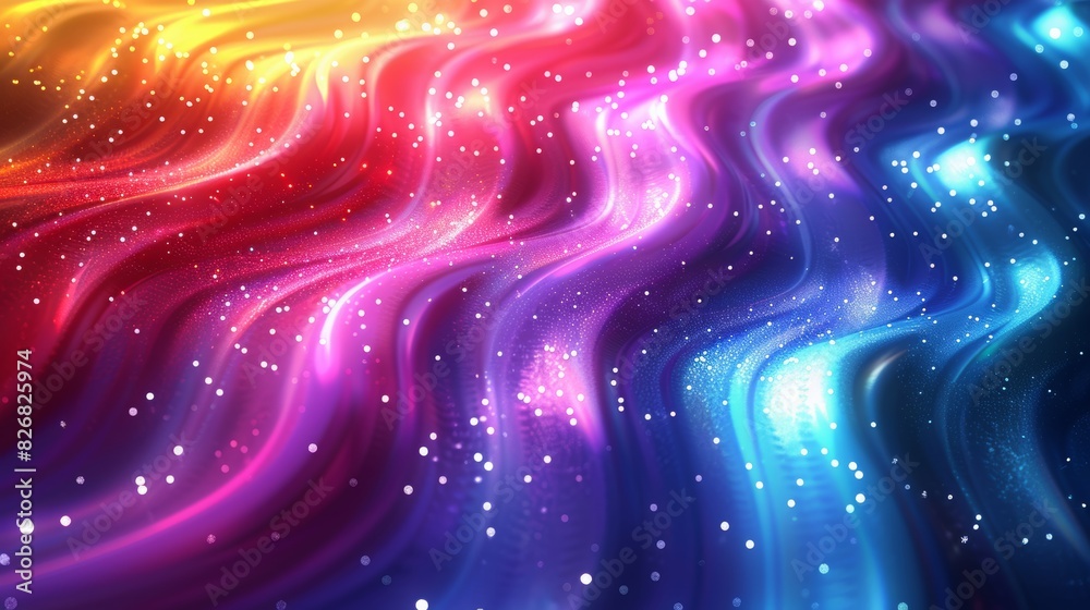 Fototapeta premium Colorful gradient fluid flow smoke in mesh colorful ink, abstract background with the colorful mesh color with dots, modern background in gradients color smoke of the texture