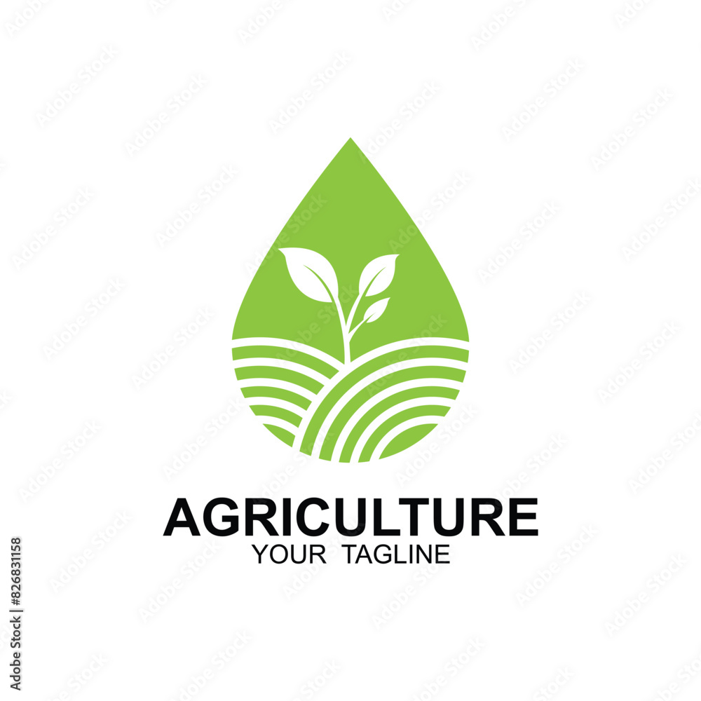 agriculture logo, farm land logo design template vector agriculture logo, farm land logo design template vector