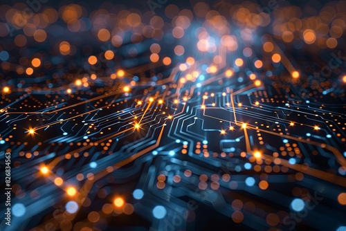 Digital Transformation, System Engineering and Programming Abstract Background
