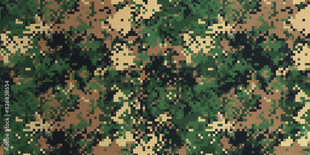 pixelated camouflage background pixelated camouflage background