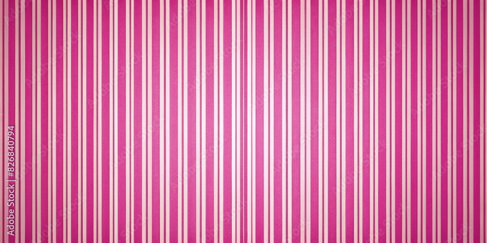 Bright pink vertical striped background with subtle texture.
