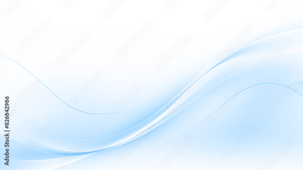 Naklejka premium Simple and pure blue business background