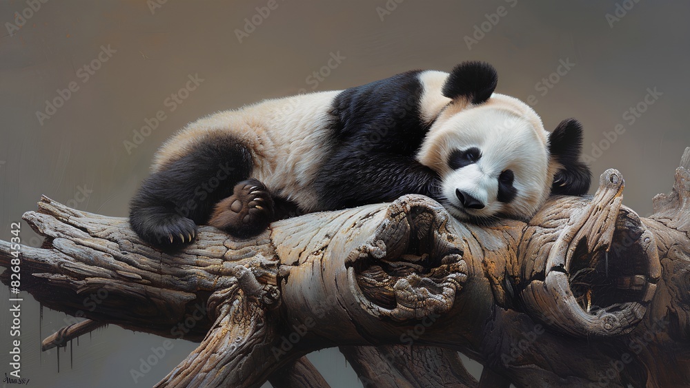 Obraz premium Panda sleep