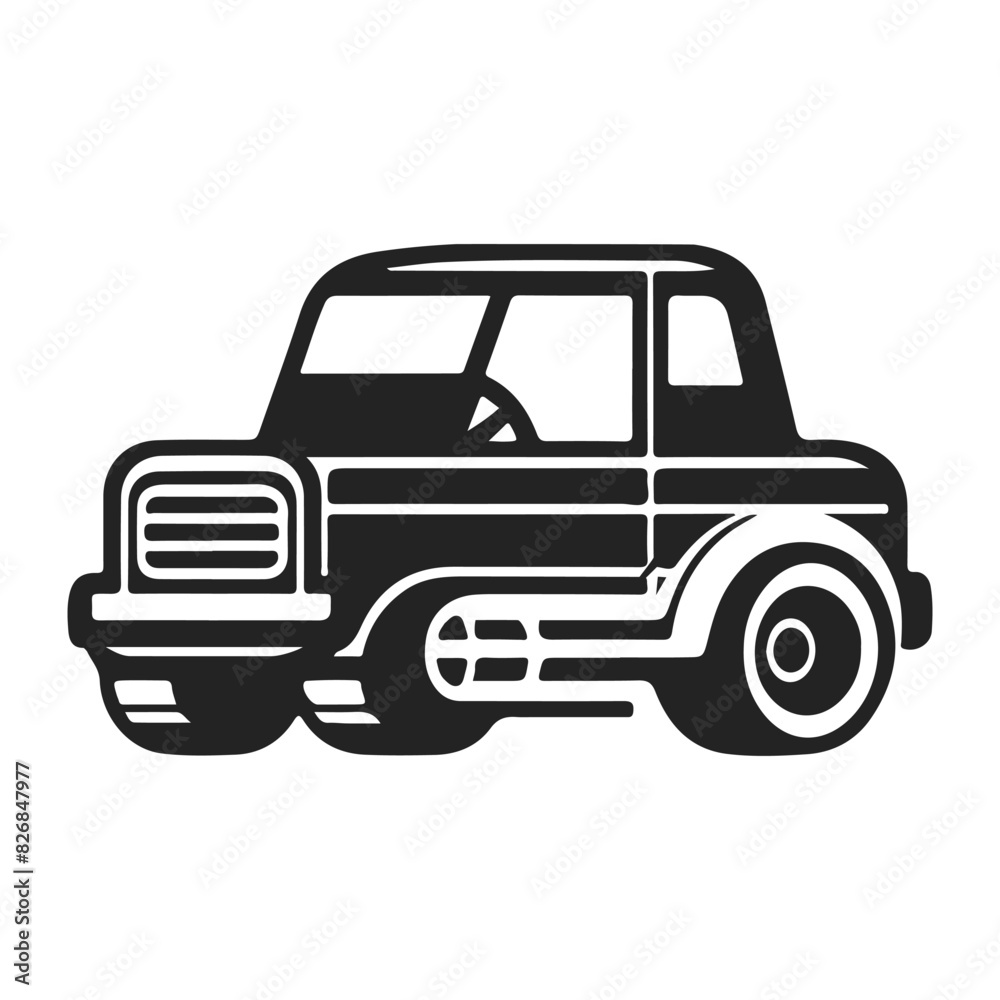Old Car vecor Illustration. Car silhouette vector. Old Car vecor Illustration. Car silhouette vector.