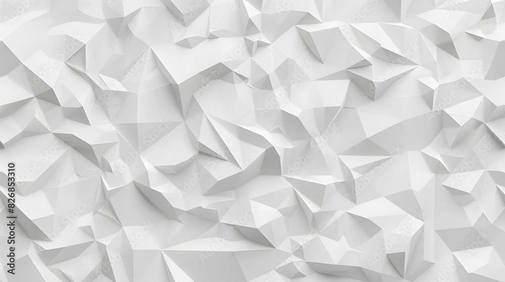 White polygon textured background. White polygon textured background.