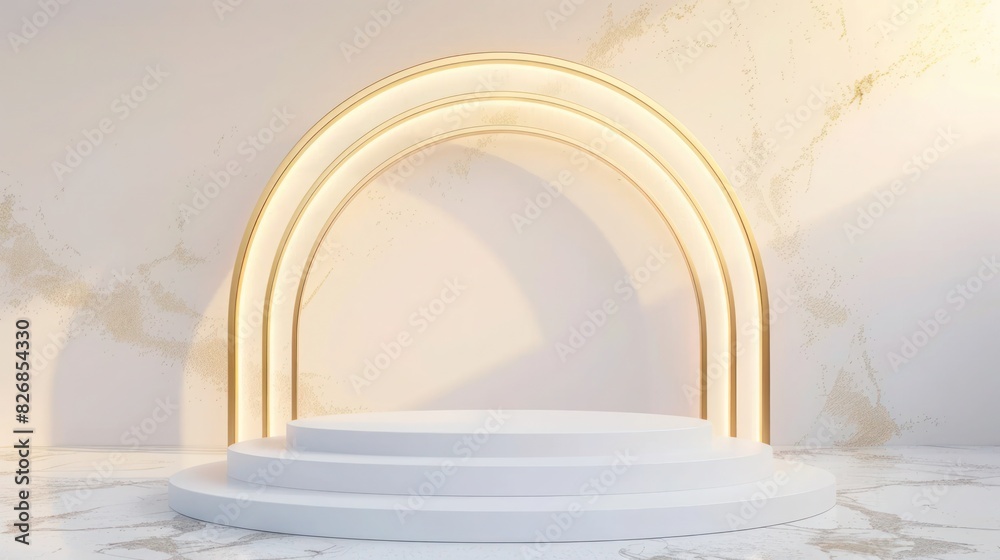 cylinder pedestal podium display, Abstract scene background, 3D rendered podium for your product showcase cylinder pedestal podium display, Abstract scene background, 3D rendered podium for your product showcase