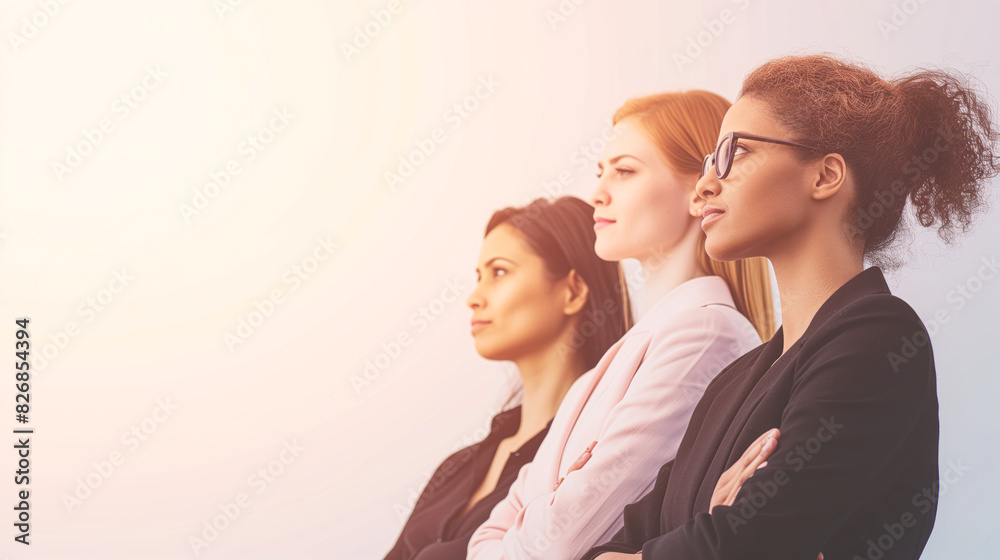 Emphasize leadership roles, collaborative efforts, and mutual support among women Emphasize leadership roles, collaborative efforts, and mutual support among women