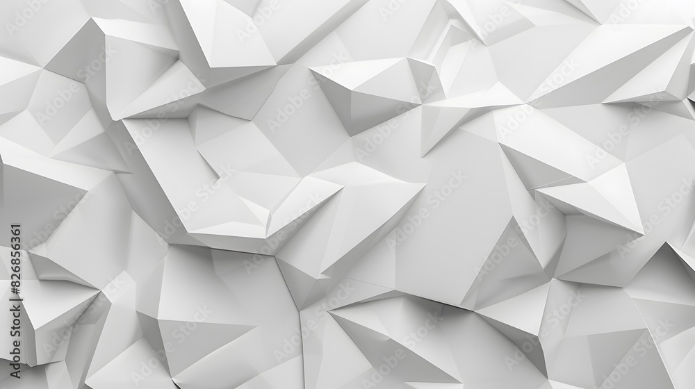 White polygon textured background. White polygon textured background.