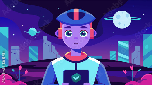 A thoughtprovoking animated film about the ethical implications of AI in a digitallysaturated society screened at the festival.. Vector illustration