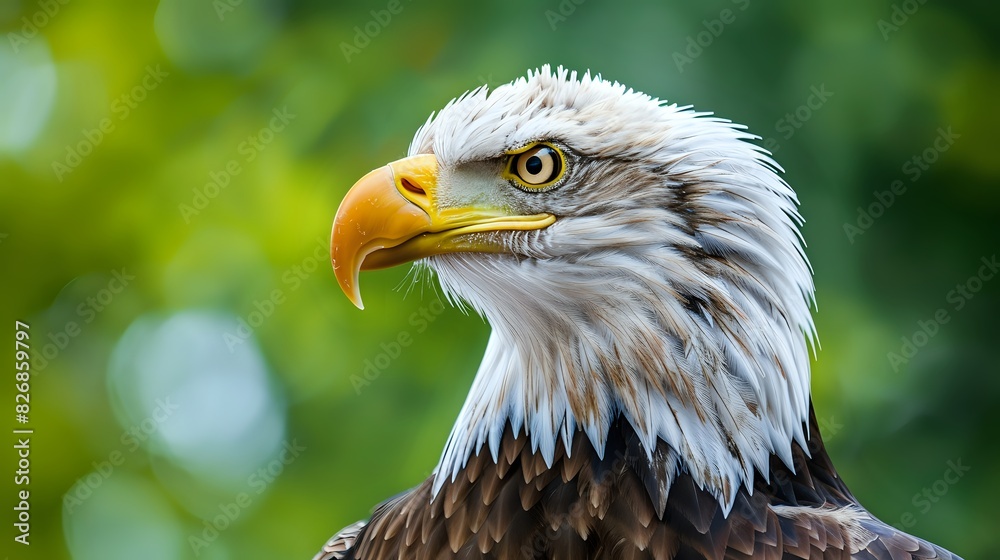 Obraz premium Bald Eagle Portrait in the Wild
