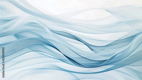 Abstract flowing smoke-like lines creating a smooth and elegant wave pattern