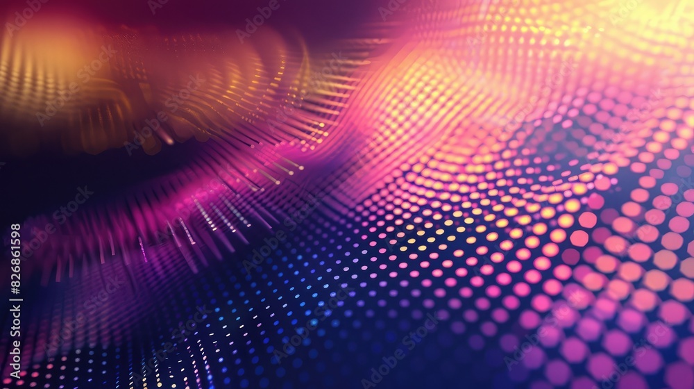 Abstract background with digital pixels forming a gradient from light to dark Abstract background with digital pixels forming a gradient from light to dark