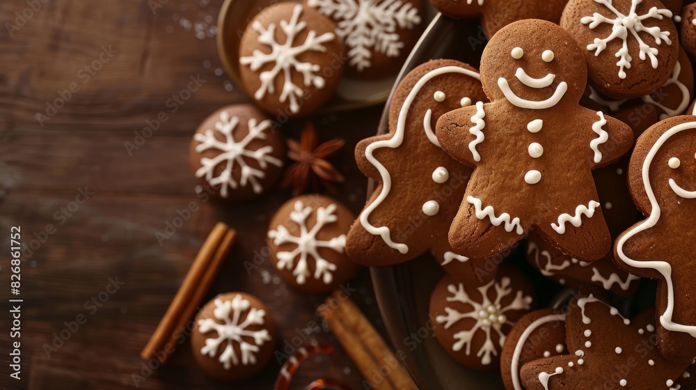 gingerbread with space for text gingerbread with space for text