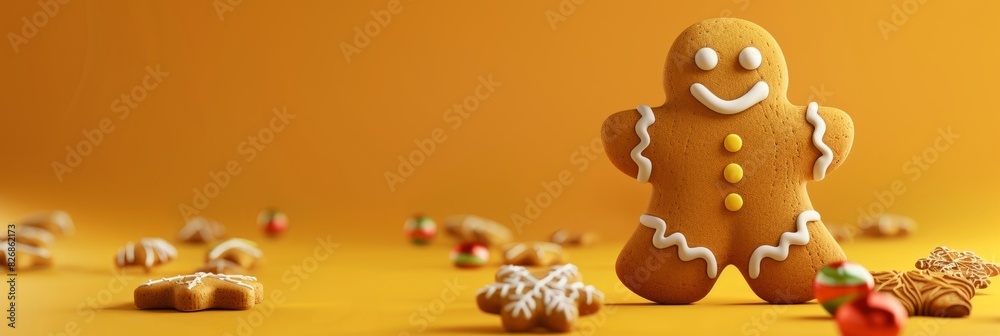 gingerbread with space for text gingerbread with space for text