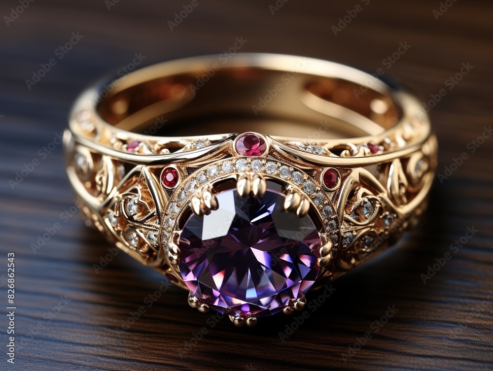 High Jewelry Queen Ring: Natural Ruby with Diamonds, 18K Gold, Presented in a Luxurious Jewelry Box High Jewelry Queen Ring: Natural Ruby with Diamonds, 18K Gold, Presented in a Luxurious Jewelry Box