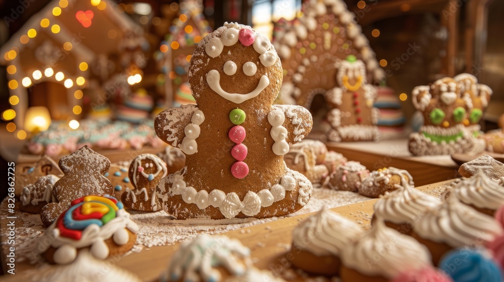 national gingerbread background concept national gingerbread background concept