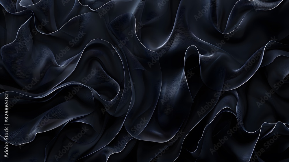 Fototapeta premium Black abstract background with dark concept.