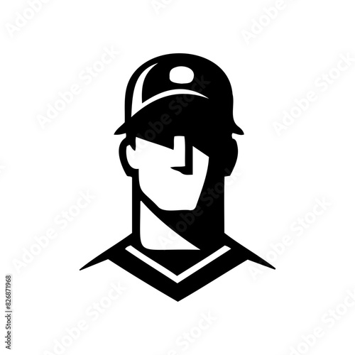Baseball player silhouette design vector Elements for baseball
