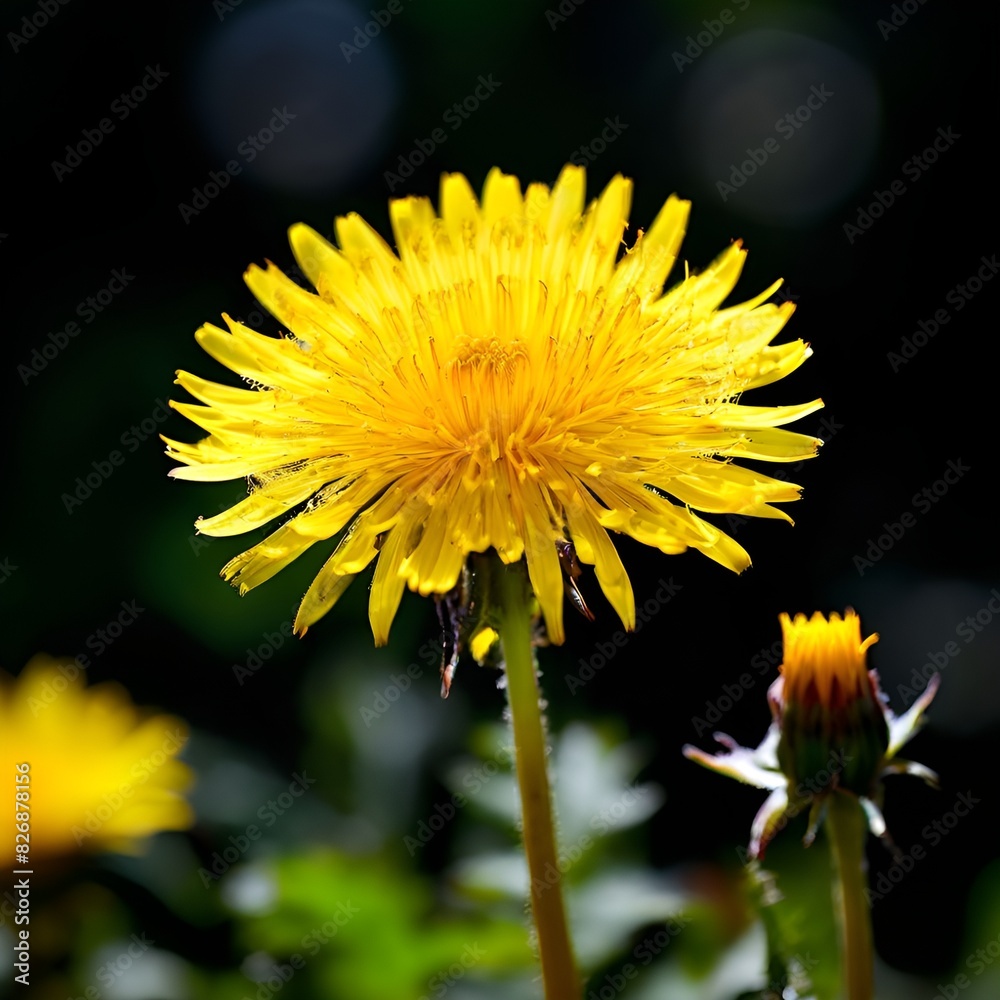Naklejka premium yellow flower