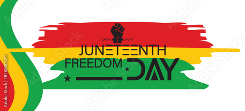 Juneteenth Inspired Stylish Celebration Design